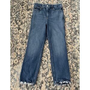 Good American Blue Straight Leg Jeans
